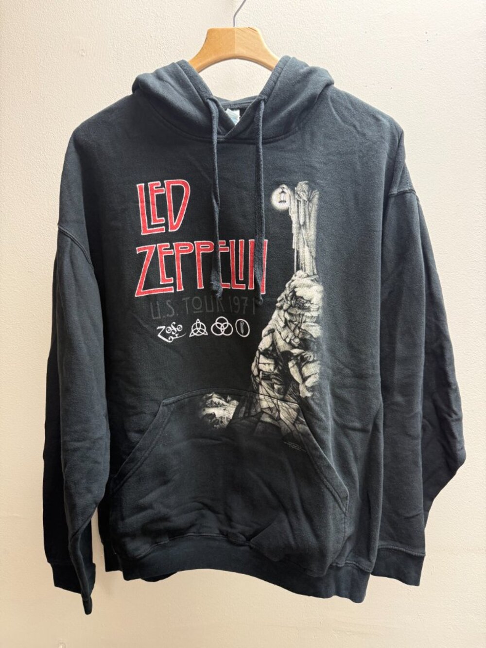 Tultex Led Zeppelin US Tour 1971 Men's XXL Hoodie